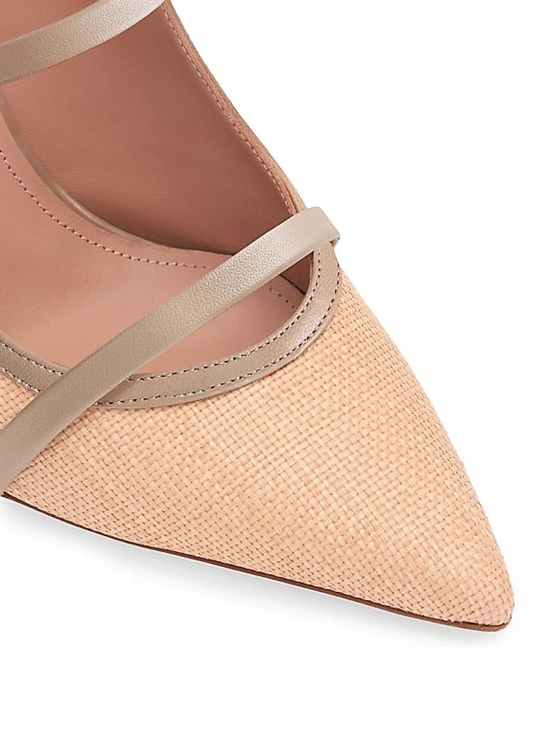 Maureen 85MM Raffia Mules
