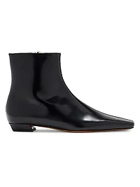 Trap 25MM Spazzolato Leather Ankle Boots