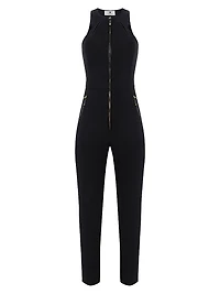 Crêpe Zip Jumpsuit