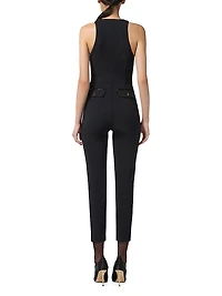 Crêpe Zip Jumpsuit