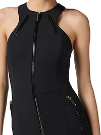 Crêpe Zip Jumpsuit