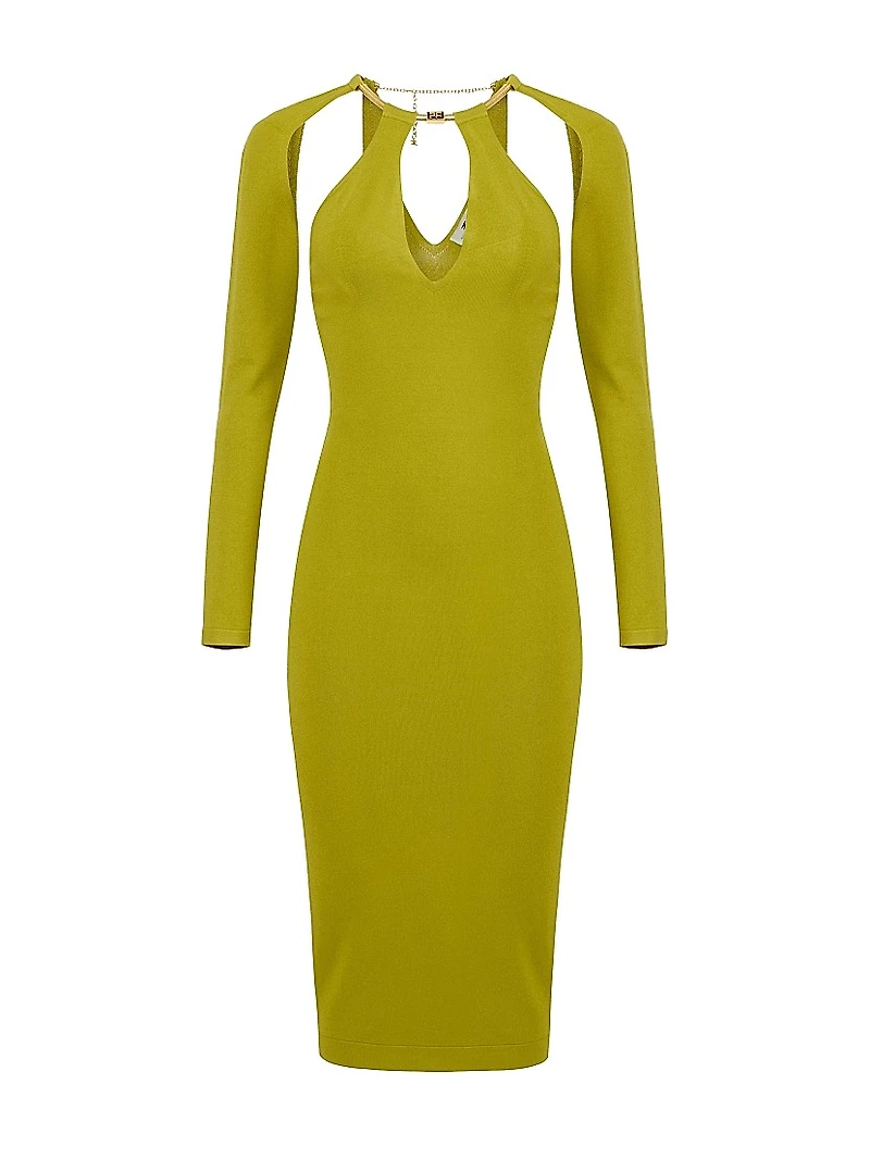 Jewel Snake Sheath Dress