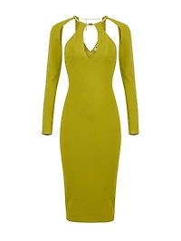 Jewel Snake Sheath Dress