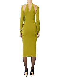 Jewel Snake Sheath Dress