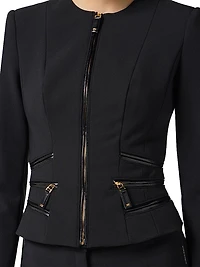 Double-Layer Crêpe Jacket