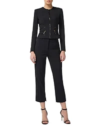 Double-Layer Crêpe Jacket
