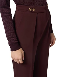 Crêpe Crease Trousers