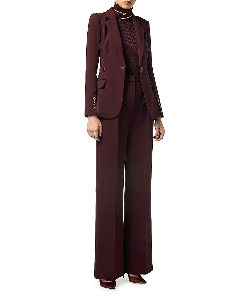 Crêpe Crease Trousers