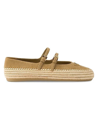 Suede Ballerinas