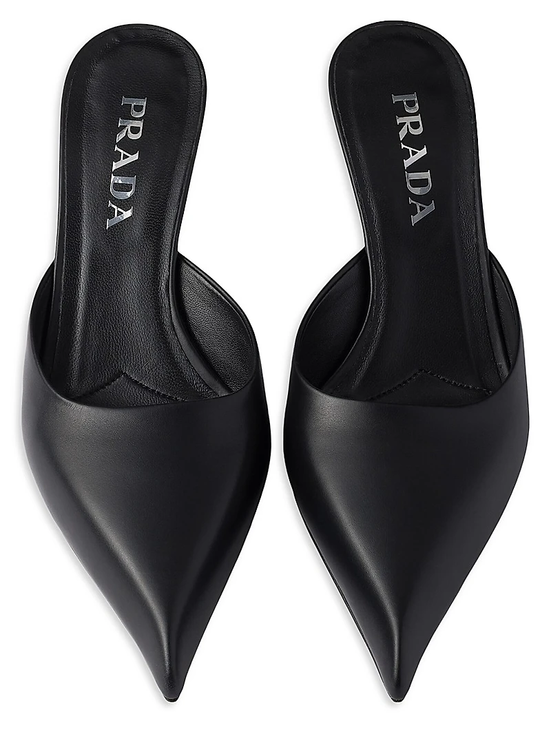 Leather 55MM Mules