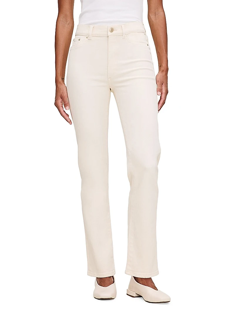 Halle Straight High Rise Instasculpt Jeans