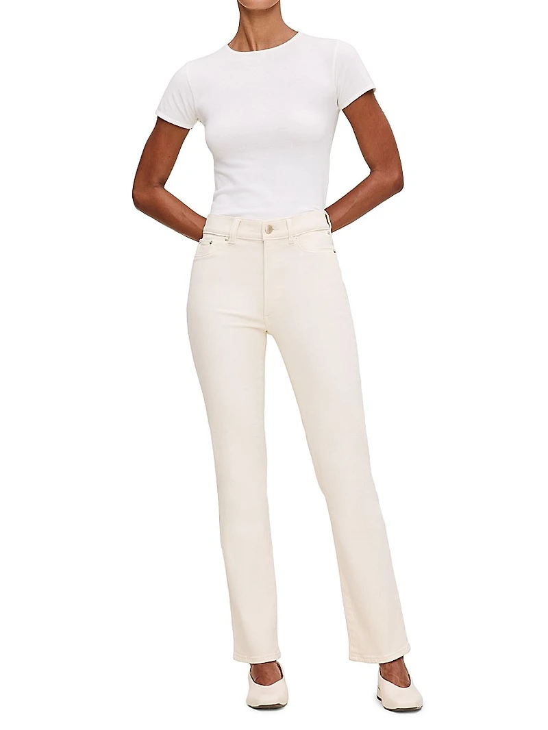 Halle Straight High Rise Instasculpt Jeans