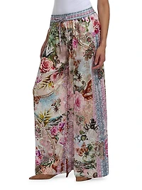 Minna Printed Relaxed Drawstring Pants