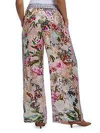 Minna Printed Relaxed Drawstring Pants