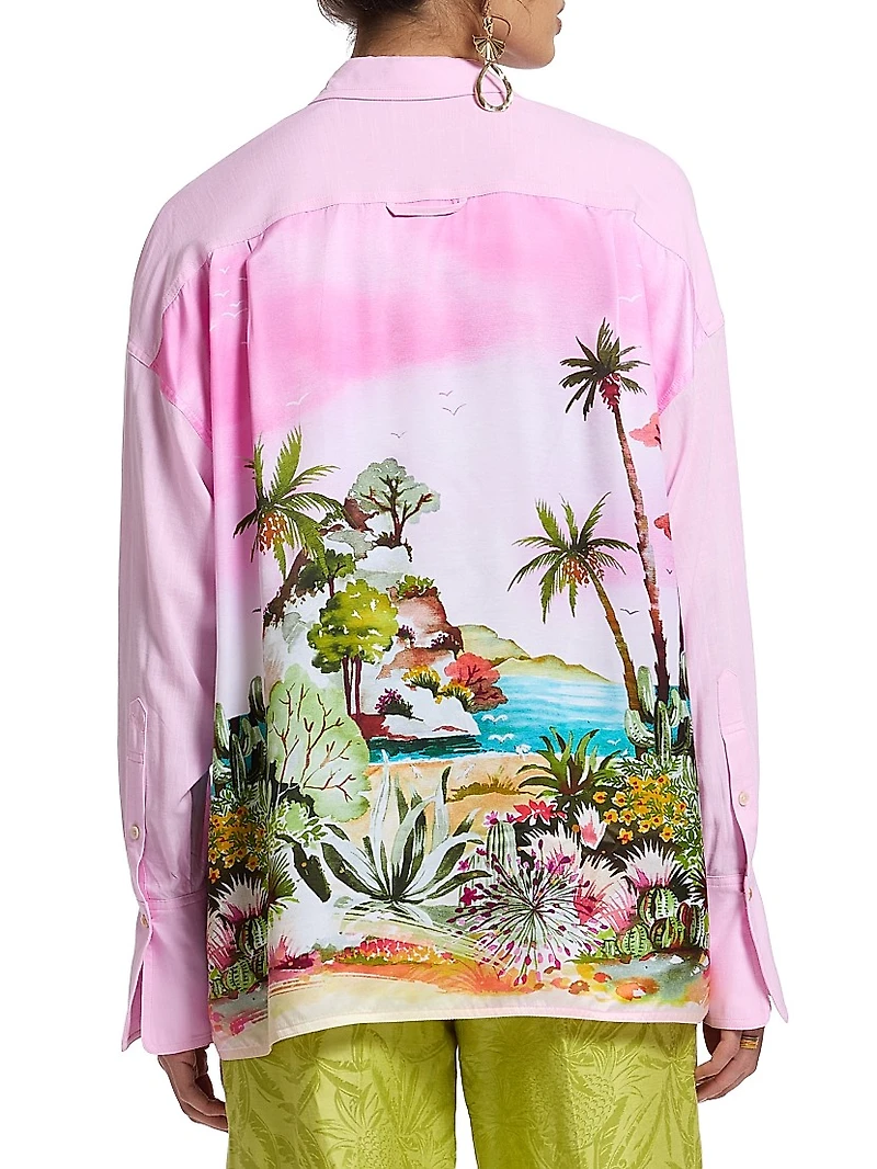 Sienna Relaxed Button-Front Shirt