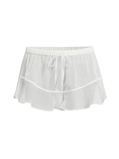 Shay Semi-Sheer Swim Shorts