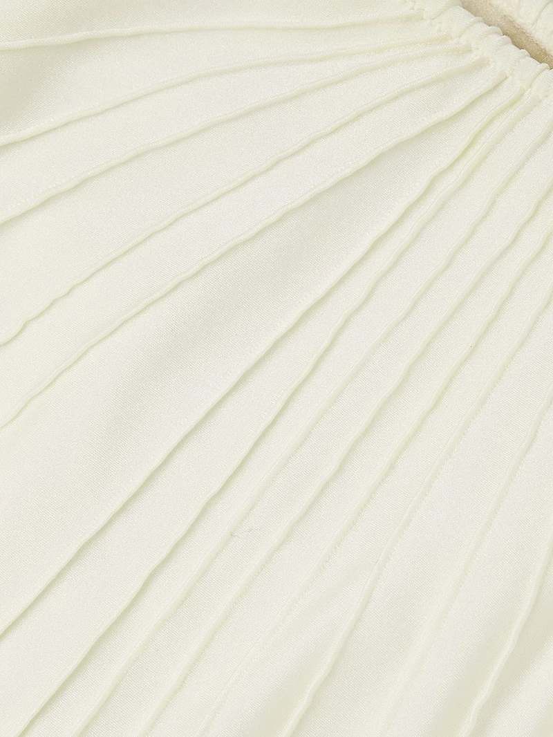 Alice High-Rise Pleated Bikini Bottom