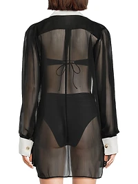 Lally Sheer Cover-Up Shirt