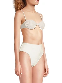 Yolanda Pleated Bikini Top