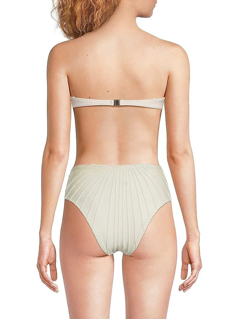 Yolanda Pleated Bikini Top