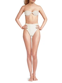 Yolanda Pleated Bikini Top