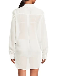 Jonas Button-Front Cover-Up Shirt