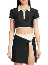 Chloe Cover-Up Crop Top