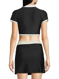 Chloe Cover-Up Crop Top