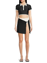 Chloe Cover-Up Crop Top