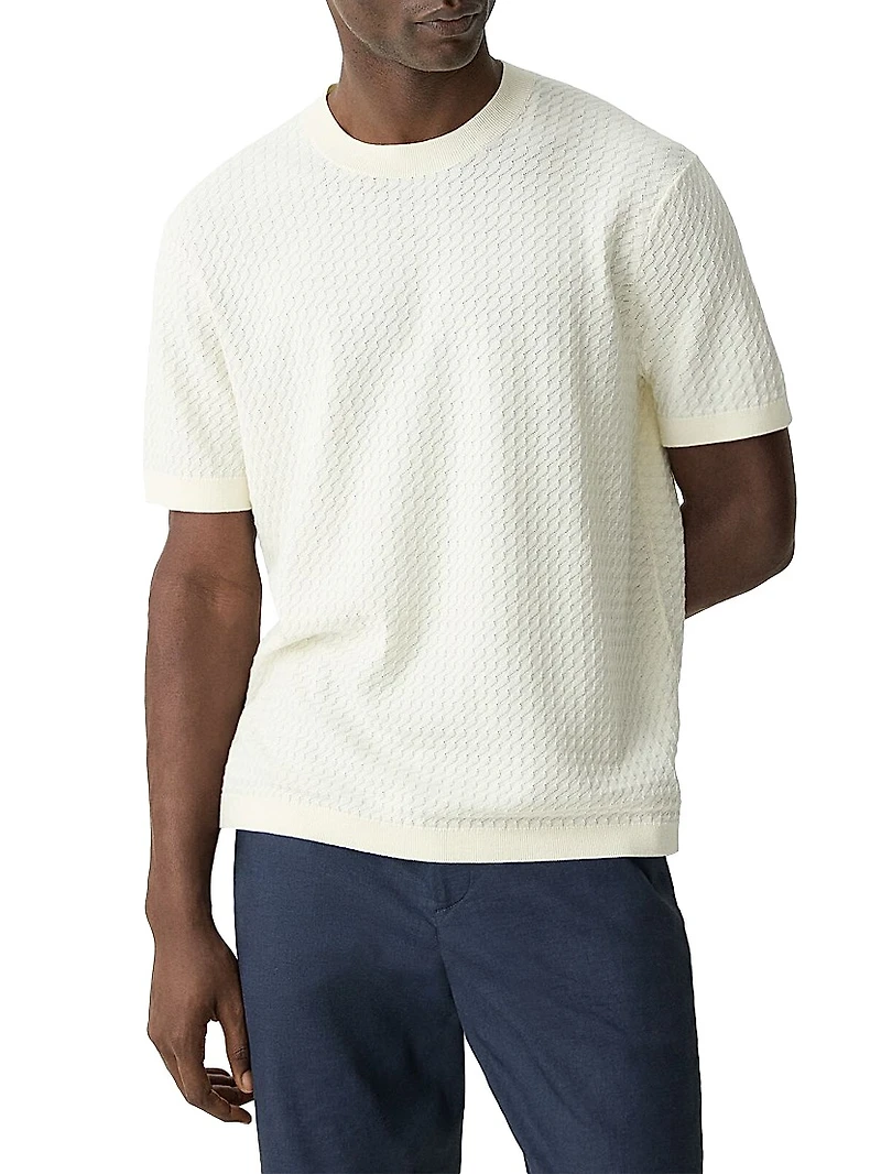 Damian Tactile Cotton T-Shirt