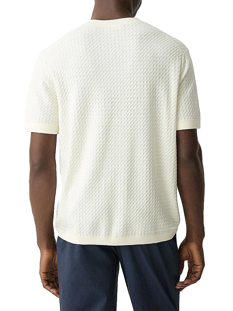 Damian Tactile Cotton T-Shirt