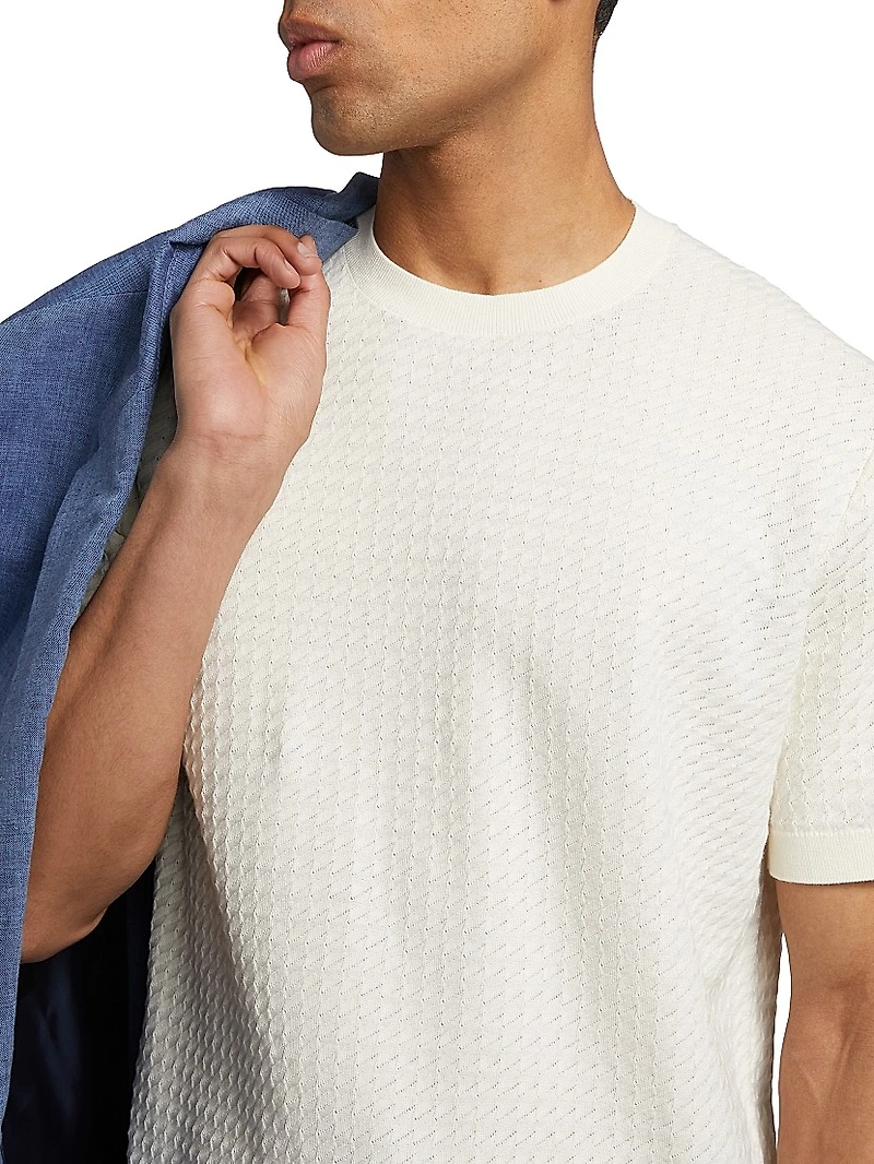 Damian Tactile Cotton T-Shirt