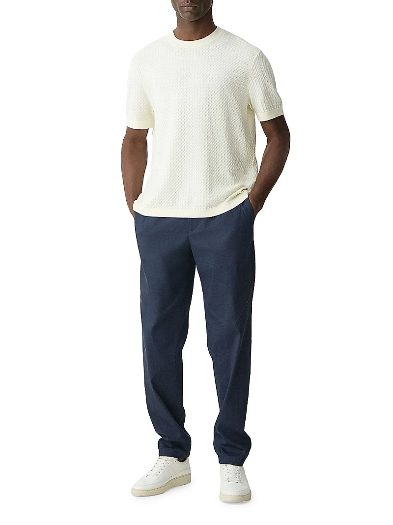 Damian Tactile Cotton T-Shirt