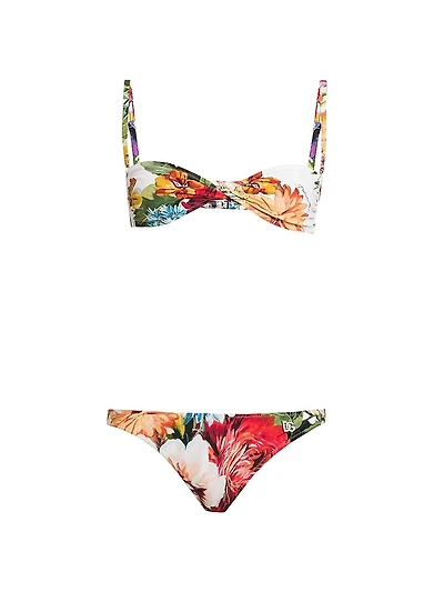 Fiori Printed 2-Piece Bikini