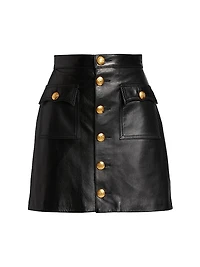 Leather Skirt 74