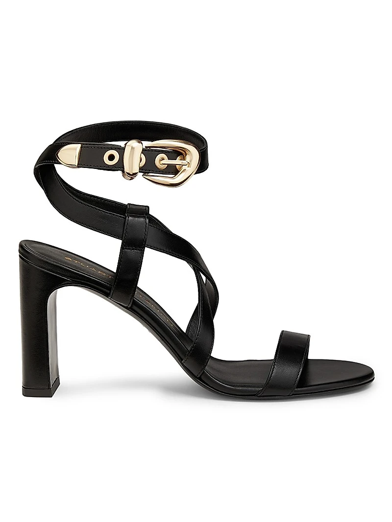 Maven 75MM Leather Block-Heel Sandals