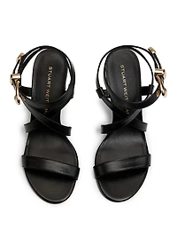 Maven 75MM Leather Block-Heel Sandals