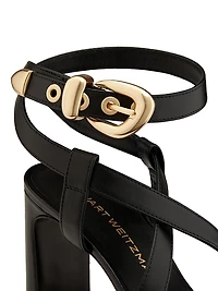 Maven 75MM Leather Block-Heel Sandals