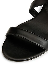 Maven 75MM Leather Block-Heel Sandals