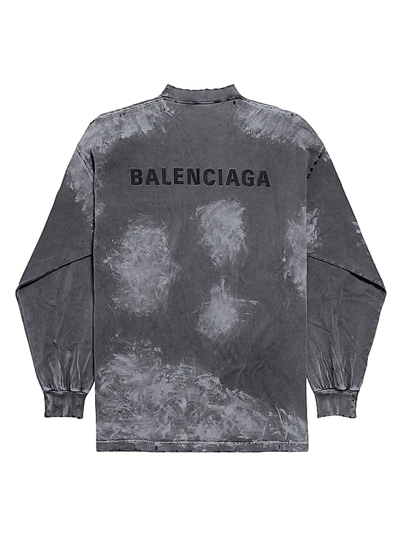 Back Long Sleeve Large Fit T-Shirt