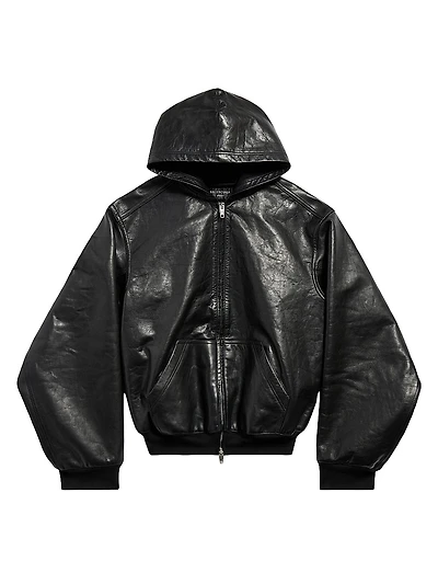 Lined Zip-Up Hoodie Large Fit
