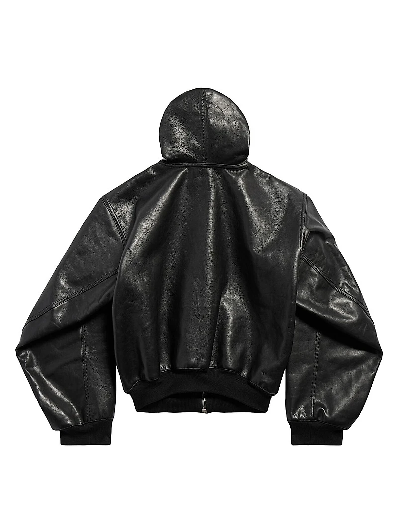 Lined Zip-Up Hoodie Large Fit