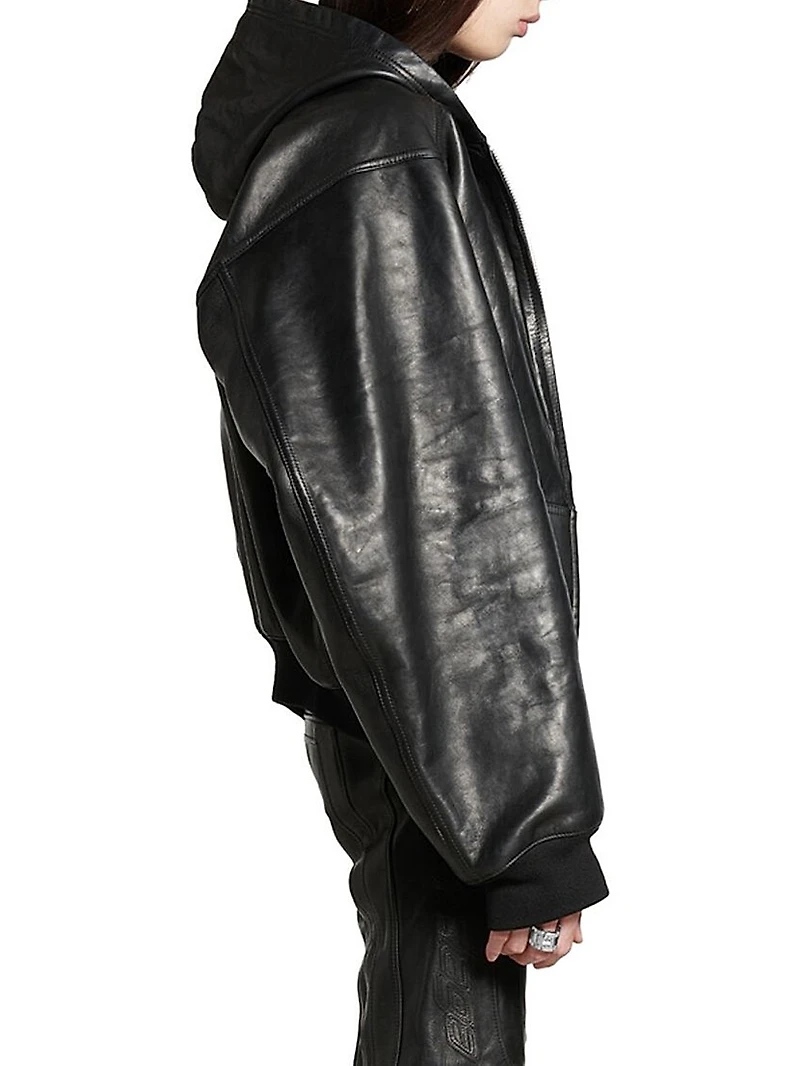 Lined Zip-Up Hoodie Large Fit