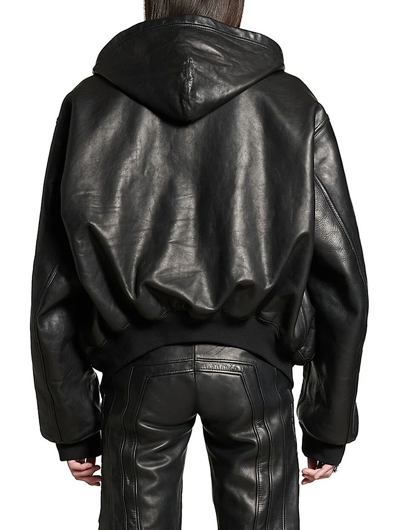 Lined Zip-Up Hoodie Large Fit