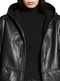 Lined Zip-Up Hoodie Large Fit