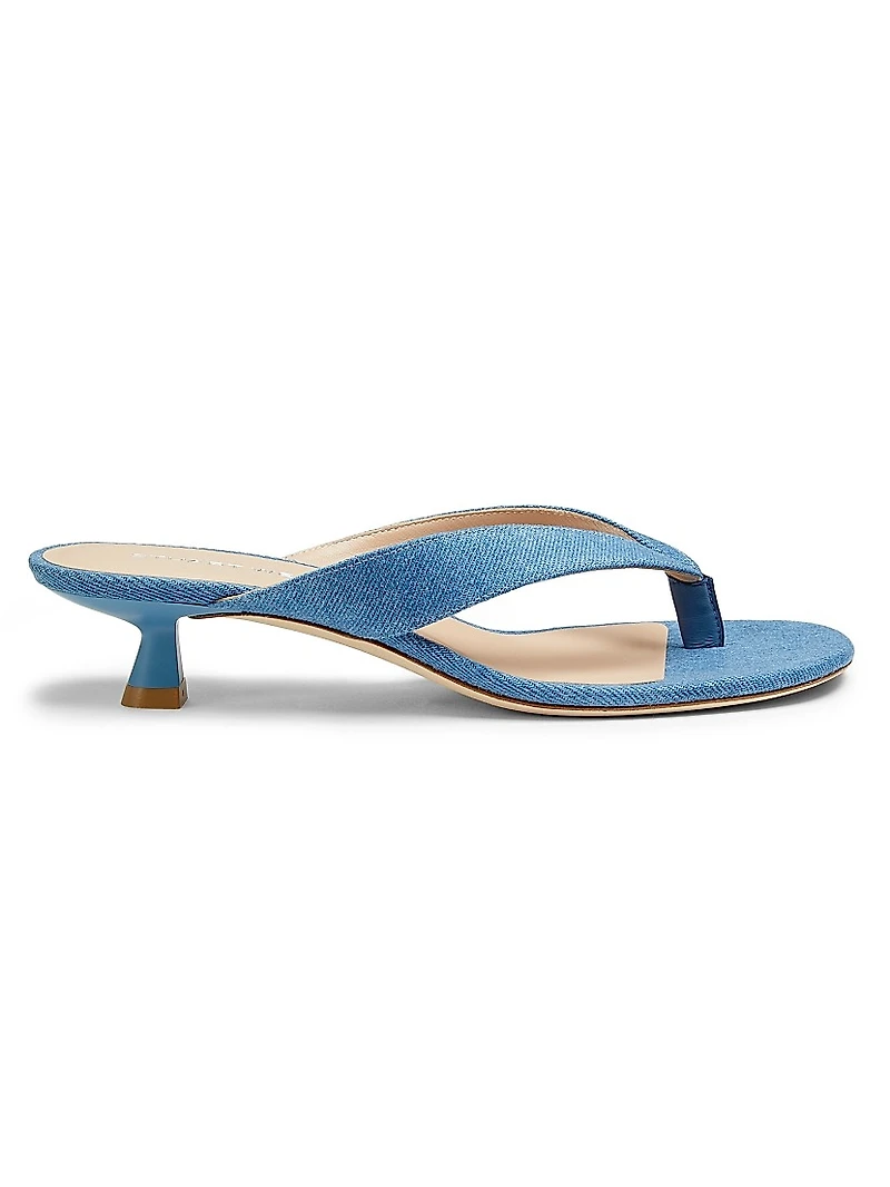 Rio Sleek 35MM Denim Sandals