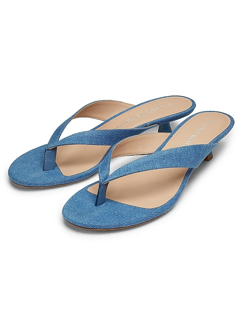Rio Sleek 35MM Denim Sandals