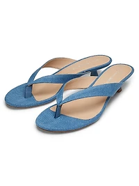 Rio Sleek 35MM Denim Sandals