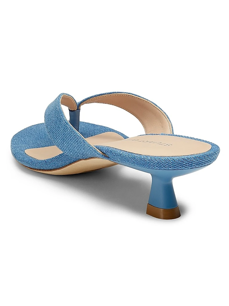 Rio Sleek 35MM Denim Sandals