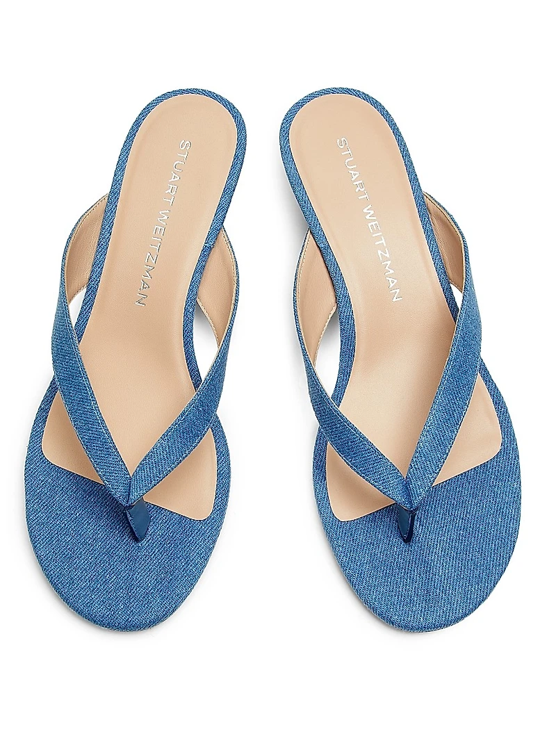 Rio Sleek 35MM Denim Sandals
